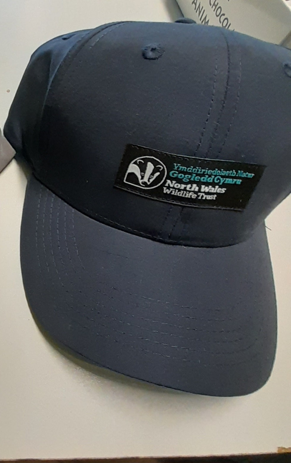 NWWT tagged baseball cap, recycled material - navy or grey