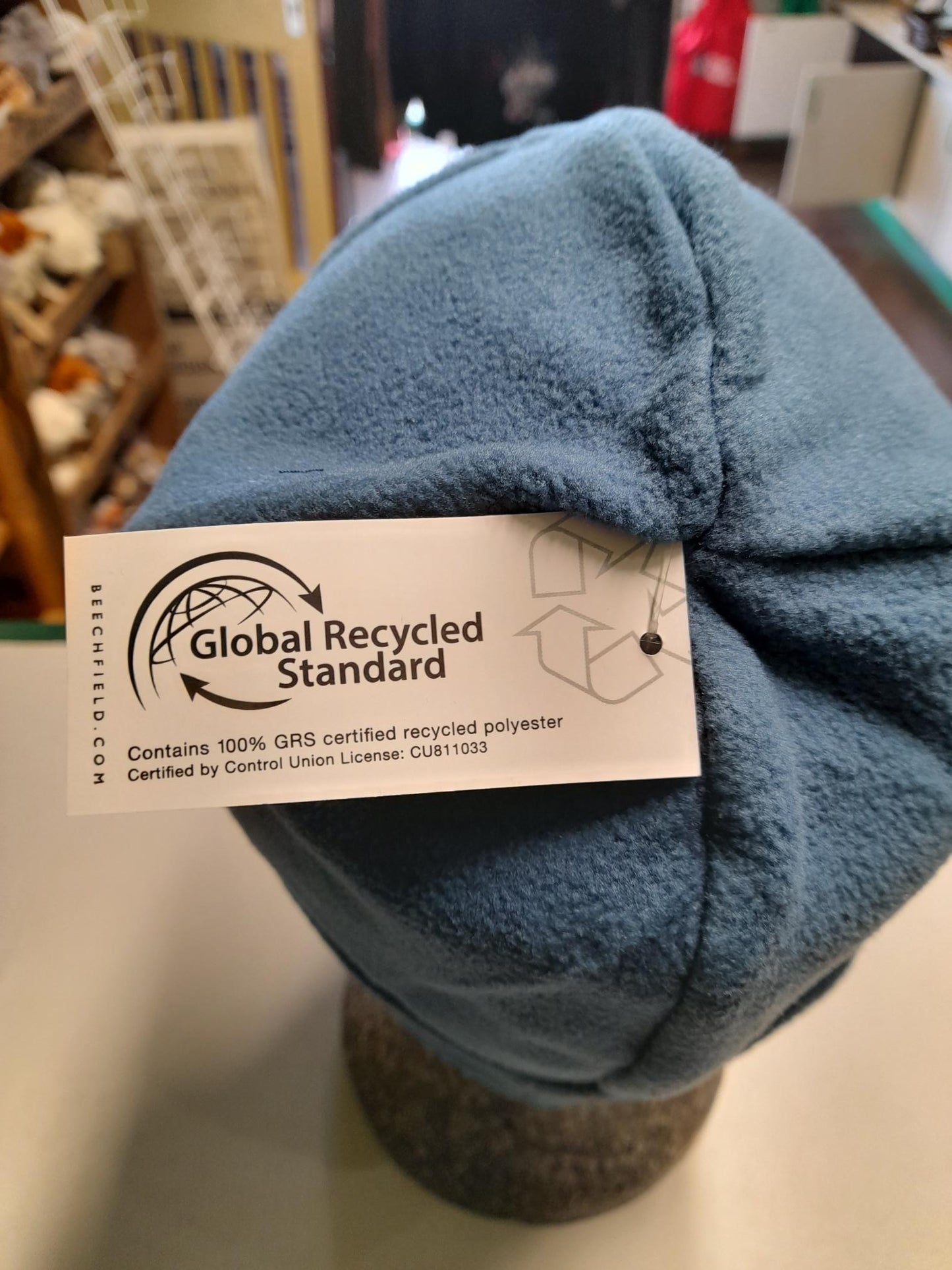 NWWT recycled fleece beanie hat