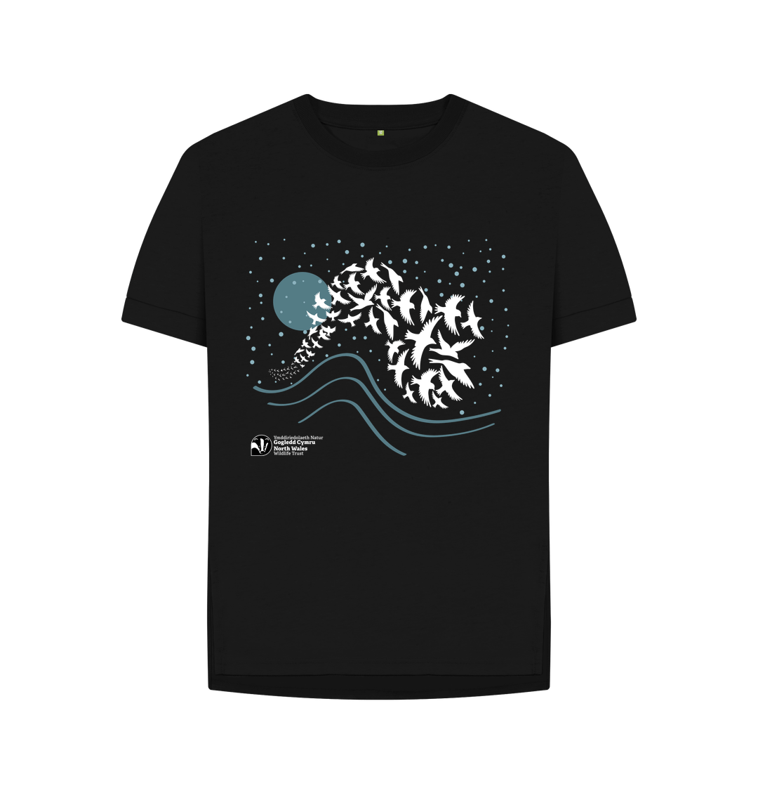 Black Winter Murmuration T-shirt (Women)