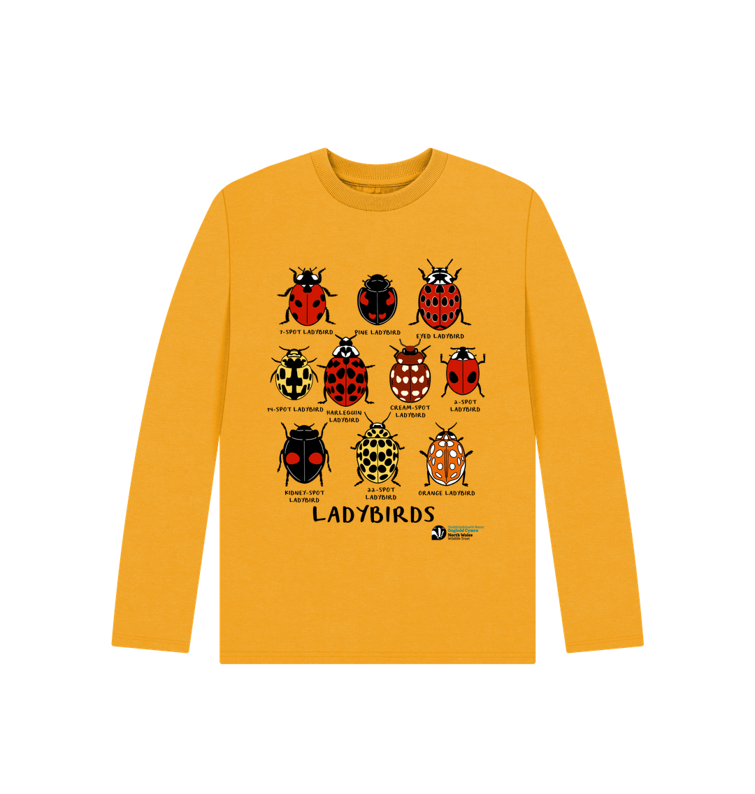 Mustard Ladybirds long-sleeved top (Kids)