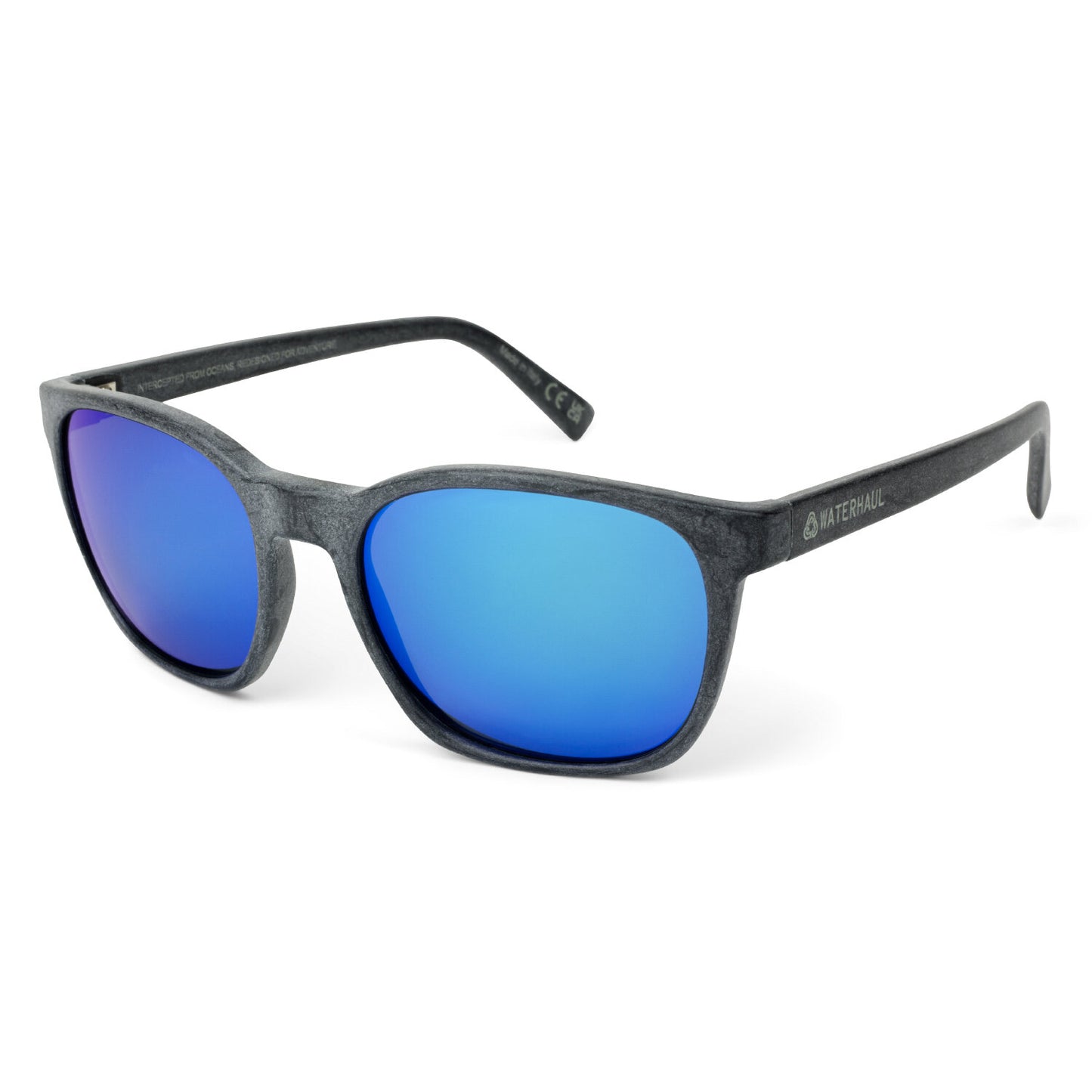 Waterhaul Fitzroy slate sunglasses - polarised blue mirror lens