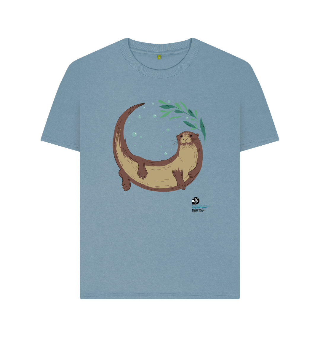 Stone Blue Otter ladies t-shirt