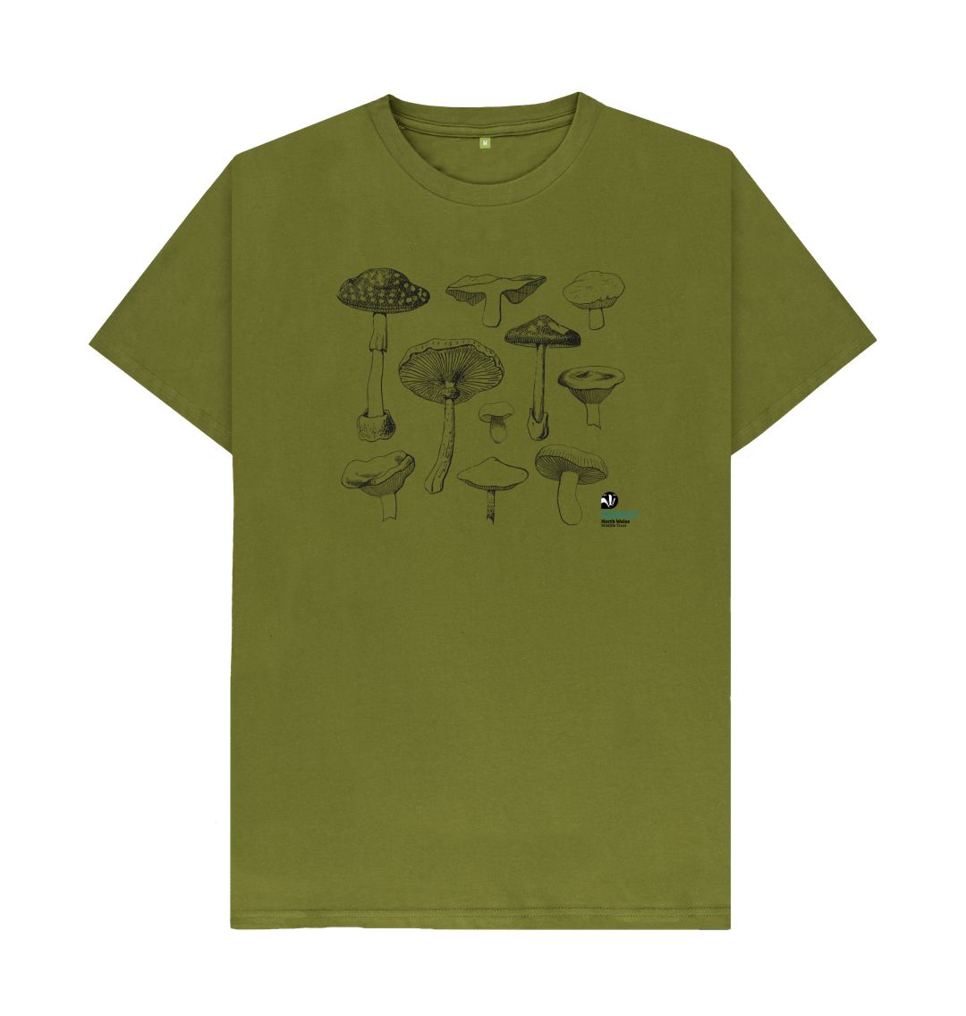 Moss Green Remill Mushroom t-shirt