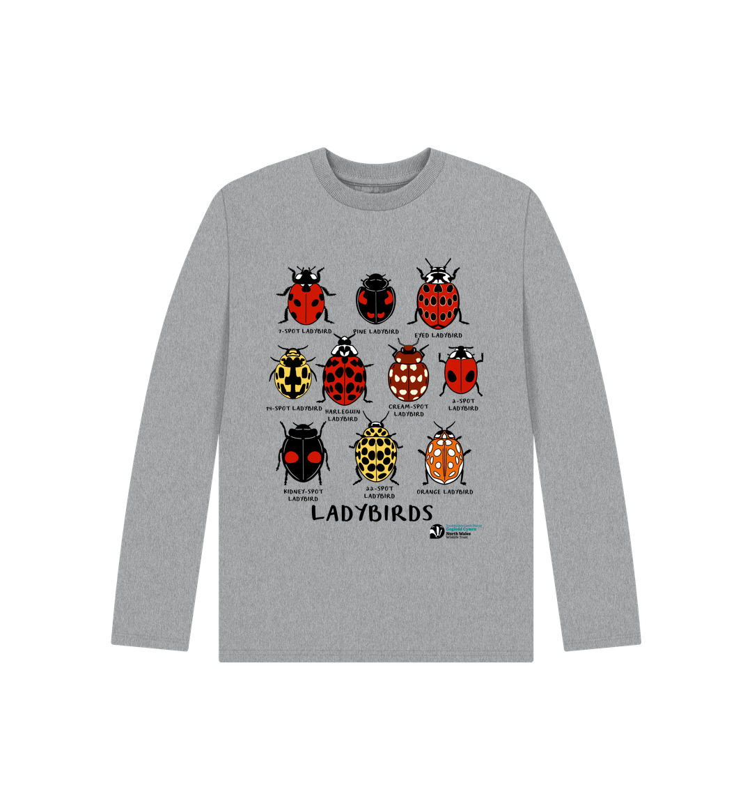 Athletic Grey Ladybirds long-sleeved top (Kids)