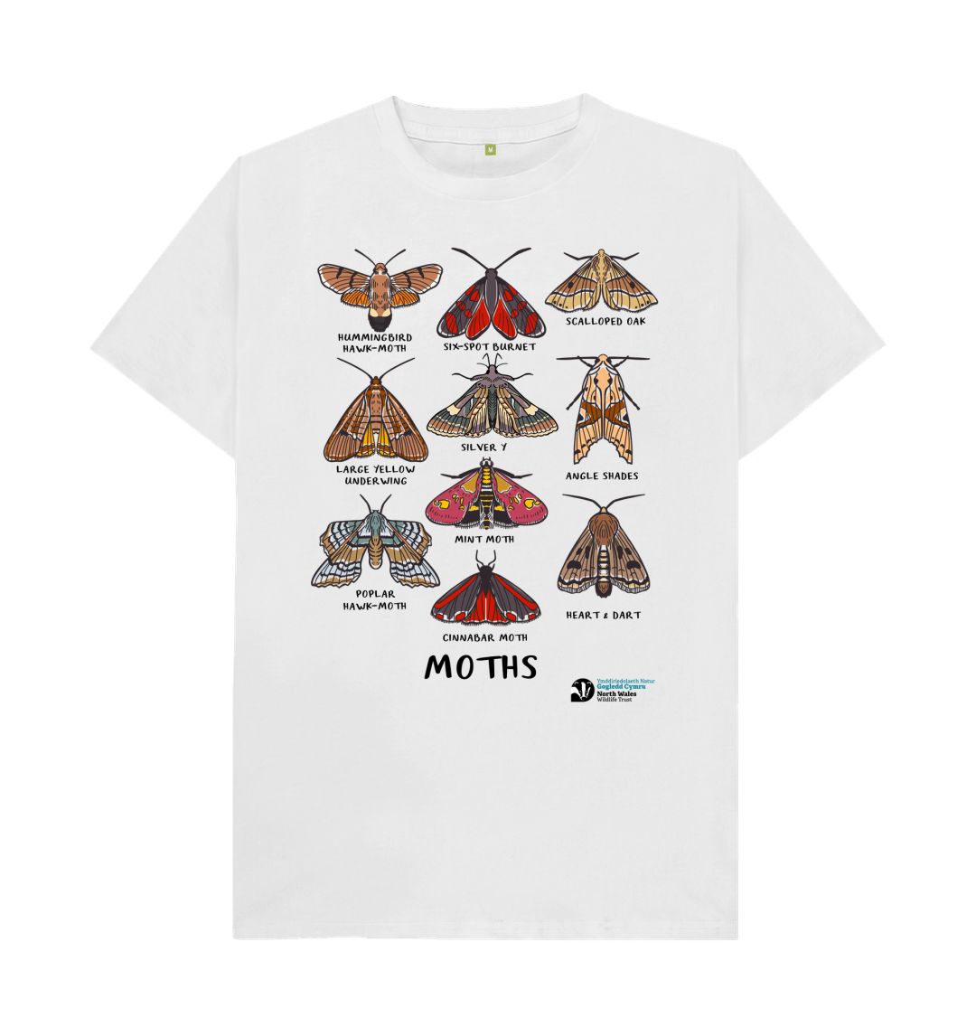 White Moths t-shirt - Mens