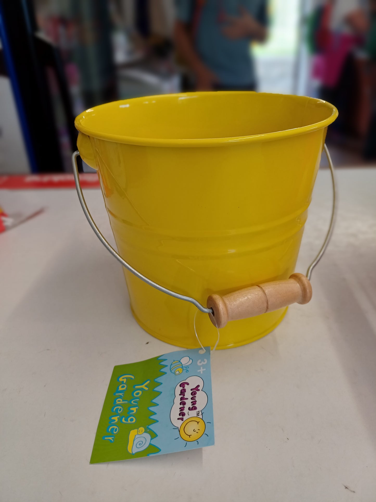 Yellow kids bucket