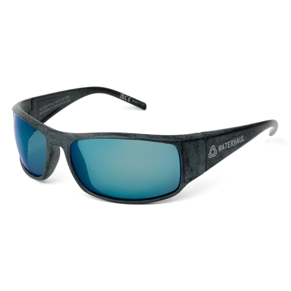 Waterhaul Zennor slate sunglasses - polarised blue mirror lenses