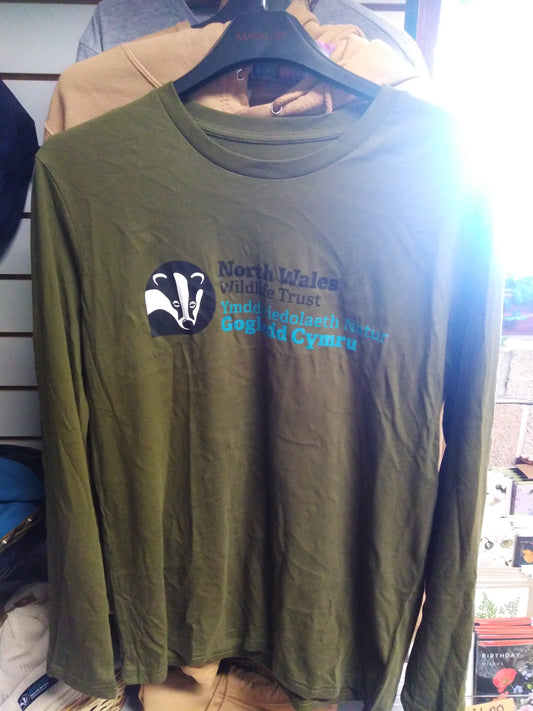 Adult long sleeve t-shirt NWWT official - Olive green