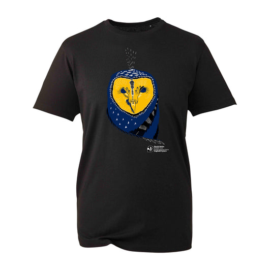 T Shirt Black - Barn Owl