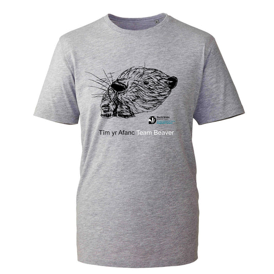 Team Beaver t-shirt, light grey